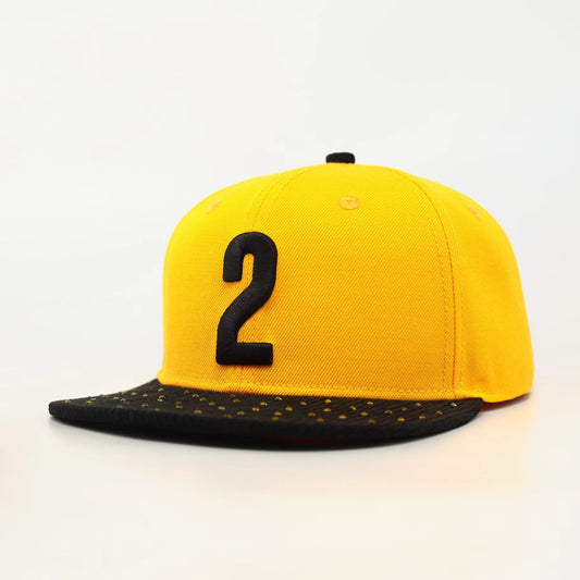 2Loyal “Fitted” Yellow Rhinestone/Black