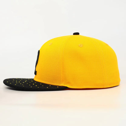 2Loyal “Fitted” Yellow Rhinestone/Black