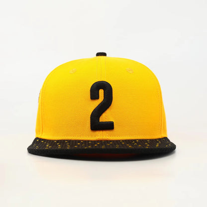 2Loyal “Fitted” Yellow Rhinestone/Black